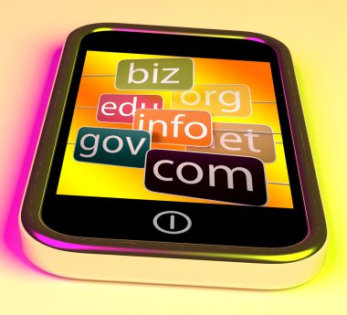 etki alanları Internet tarama gösteren akıllı