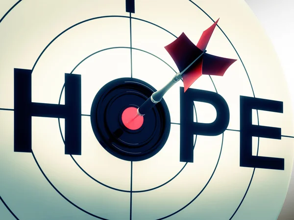 La speranza mostra segni di desiderio e speranza — Foto Stock