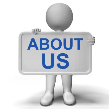 Hakkımızda gösteren şirket profili ve bilgi oturum