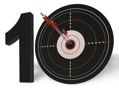 10 10th yıldönümü veya onuncu doğum günü gösterir.