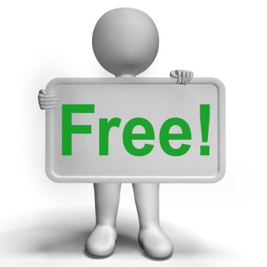 Ücretsiz kayıt gösterir gratis özgür ve promosyon