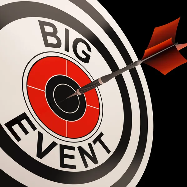 Big Event Target Shows Celebrations And Parties — Stock Photo, Image