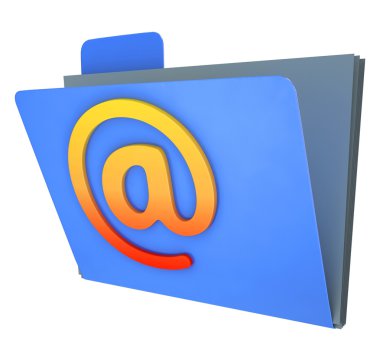 e-posta klasörü gruplar halinde organize yazışma gösterir