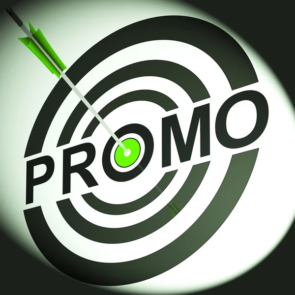 Promo Shows Discounted Advertising Price Offer — Stock Photo, Image