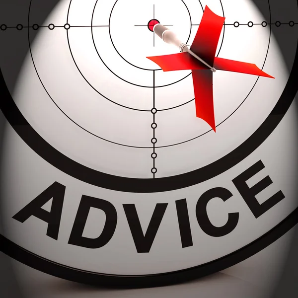 Asesoramiento significa ayuda y apoyo informados — Foto de Stock