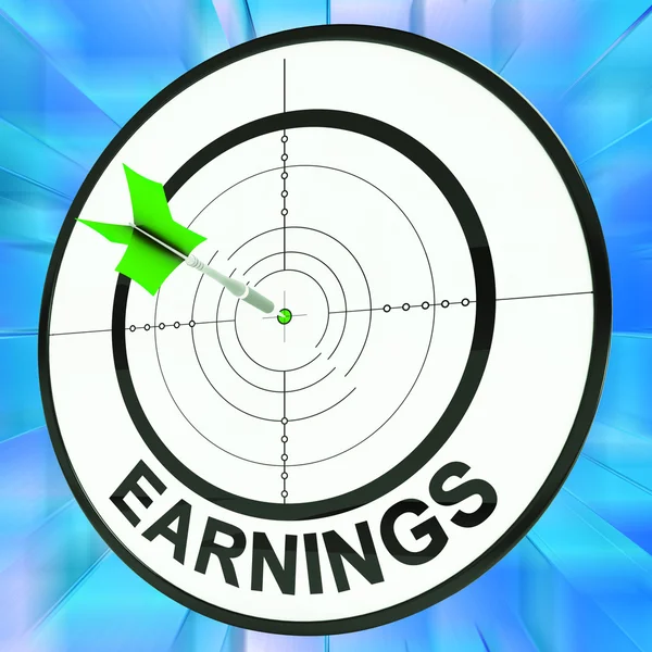 Earnings Shows Vocation, Occupation, Employment And Profession — Stock Photo, Image