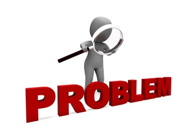 Problem Character Means Difficulty Dispute Or Trouble clipart