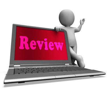 Review Laptop Means Check Evaluation Or Reassess clipart