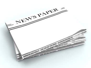 boş boşaltmak gazeteyle medya haber başlık alanı gösterir.