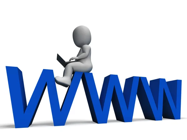 Www Showing World Wide Web — Stock Photo, Image