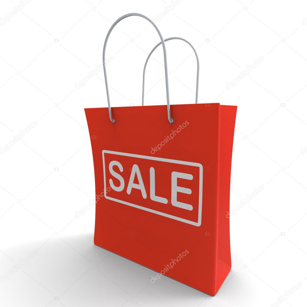 Sale Bag Shows Discount Or Promo