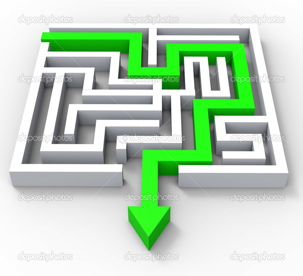 Break Out Of Maze Showing Puzzle