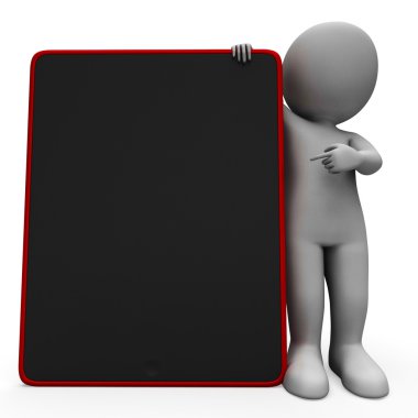 boş yere tablet bilgisayar touchpad Multimedya gösterir