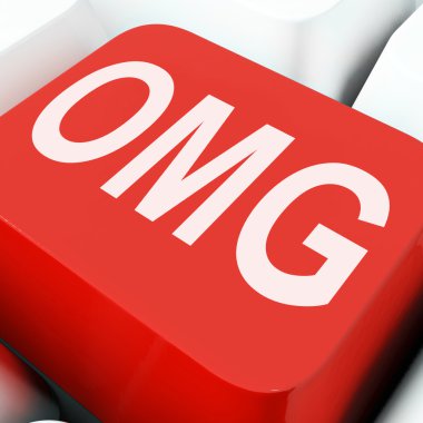 OMG tuşlarını oh Tanrım veya shocke göster