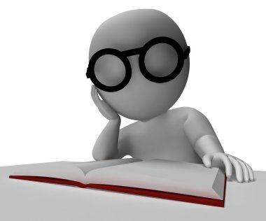 Öğrenci okuma kitabı araştırma gösterir