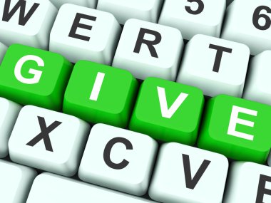 anahtar taşı göstermek hediye veya delive vermek