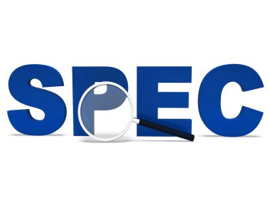 teknik gereksinimleri hususlar veya desig spec kelime gösterir
