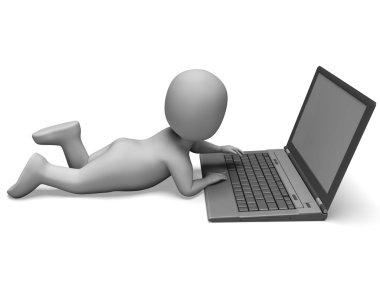 PC bilgisayar sörf web online gösterir