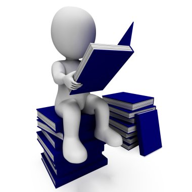 Öğrenci kitap okuma bilgelik gösterir