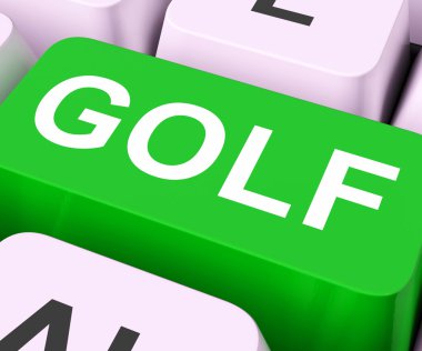 Online Golf golf anahtar anlamına gelir veya golfe