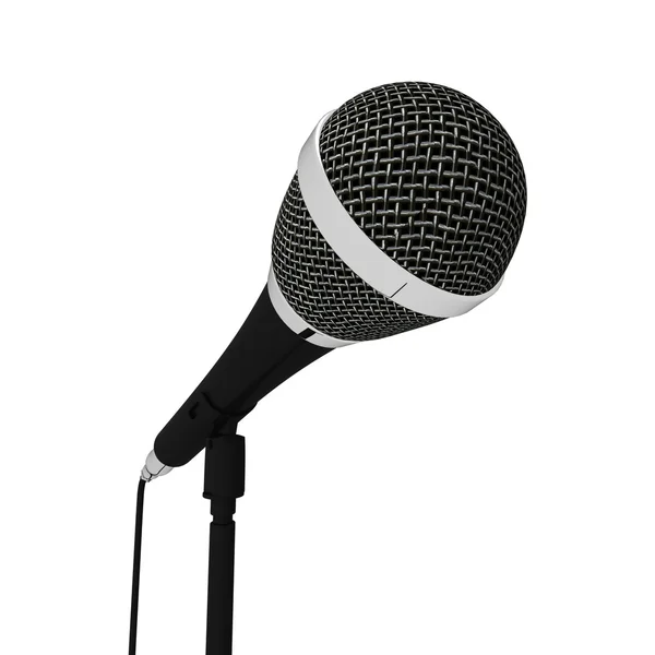 Mikrofon Nahaufnahme Musical zeigt Lieder oder singt Schlager — Stockfoto