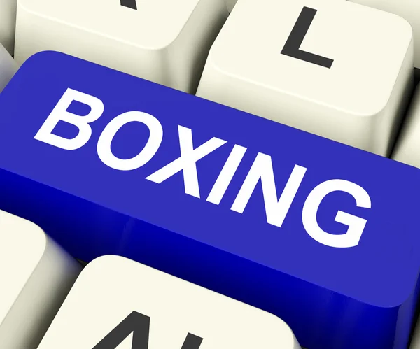 Boxing Key Show Fighting Or Punchin — Stock Photo, Image
