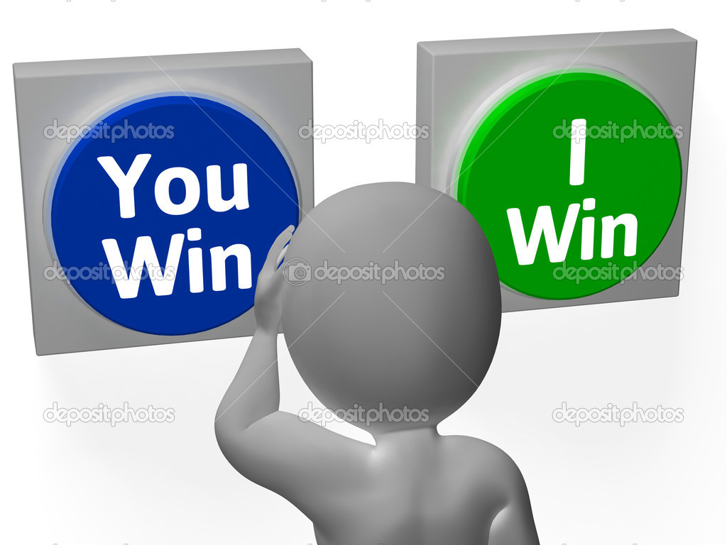 You I Win Buttons Show Opposition Or Gaming