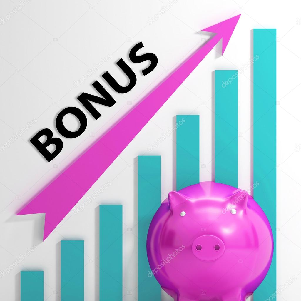 Bonus Graph Shows Incentives Rewards And Premiums