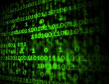 matris kod boşaltmak backgrou programlama dijital numaralarını gösterir.