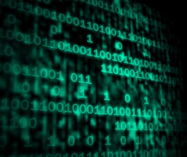 matris kod boşaltmak backgrou programlama dijital numaralarını gösterir.