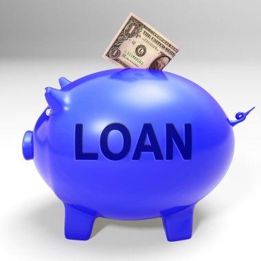 ödünç para ve finansman kredisi kumbara anlamına gelir