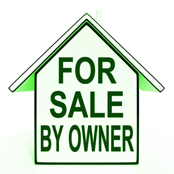 Till salu av ägaren innebär ingen provision — Stockfoto