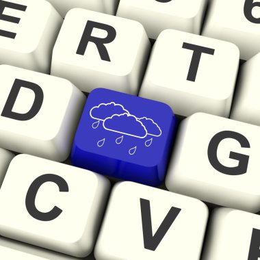 anahtar anlamına gelir yağmur Yağmurlu hava duş