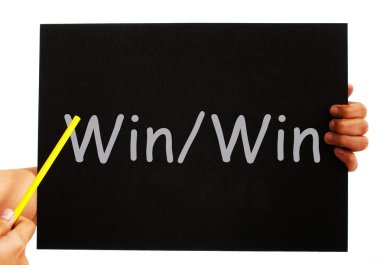 win win blackboard anlamına gelir sonucu her iki yararlanan