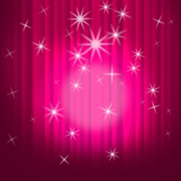 Closed Curtains Background Shows Theatre Performance Or Stage — Stock Photo, Image