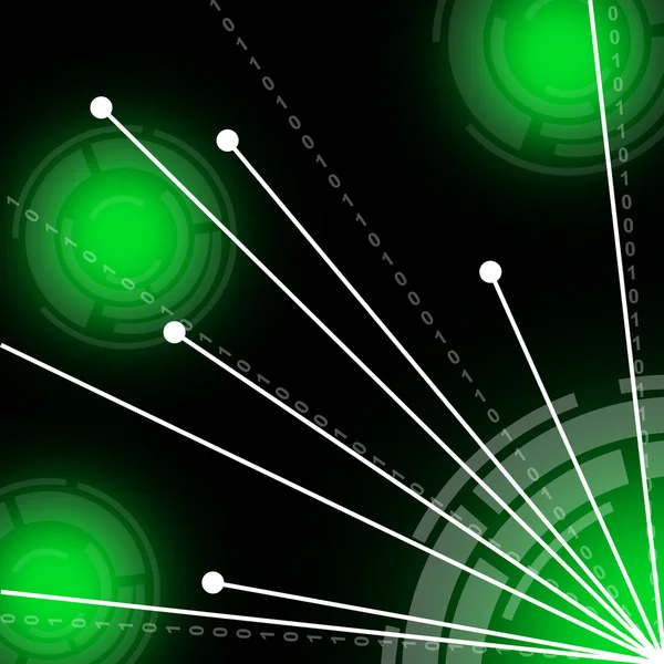 Connection Links Background Shows Internet And Communication Net — Stock Photo, Image