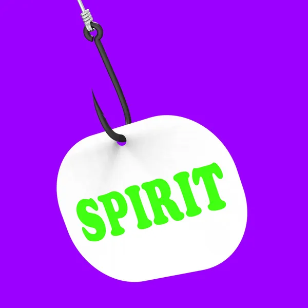 Spirit On Hook Means Spiritual Body Or Purity — Stock Photo, Image