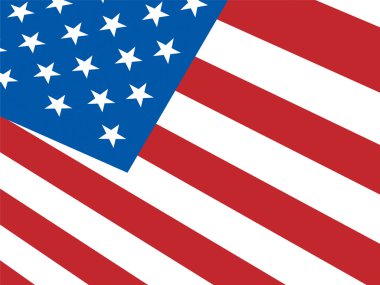 Demokrasi ve bağımsızlık Amerikan bayrağı arka plan gösterir