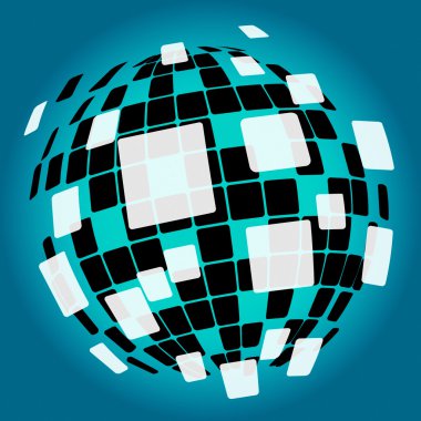 Modern disko topu arka plan gece hayatı ya da disko anlamına gelir.