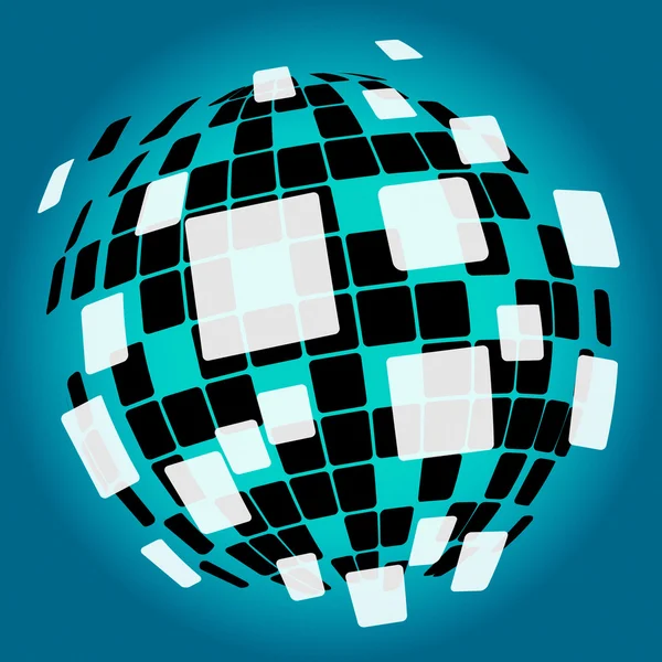 Modern Disco Ball Background Means Nightlife Or Discos — Stock Photo, Image