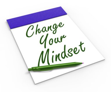 mind set defter gösterir pozitif ve olumlu attit değiştirme