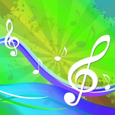 tiz nota anahtarı arka plan ses ve müzik gösterir