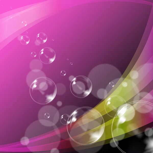 Bubbles Background Means Glimmering Joy Or Creative Bubble — Stock Photo, Image