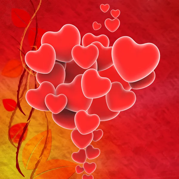 Букет сердец означает, что букет сердец или изображение — стоковое фото