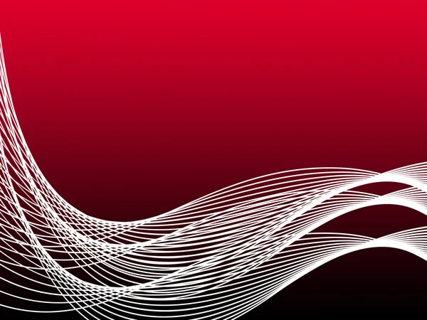 红色曲线背景意味着抽象壁纸或艺术的漩涡 — 图库照片