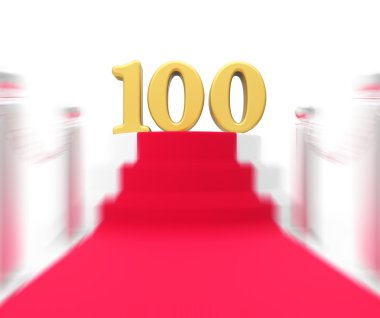 kırmızı halıda altın 100 film endüstrisi anniver görüntüler