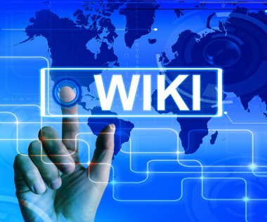Ansiklopedi Web sitesi ve internet bilgi wiki harita görüntüler