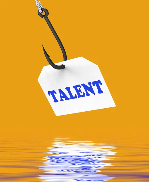 Talent On Hook Mostra abilità e abilità speciali — Foto Stock