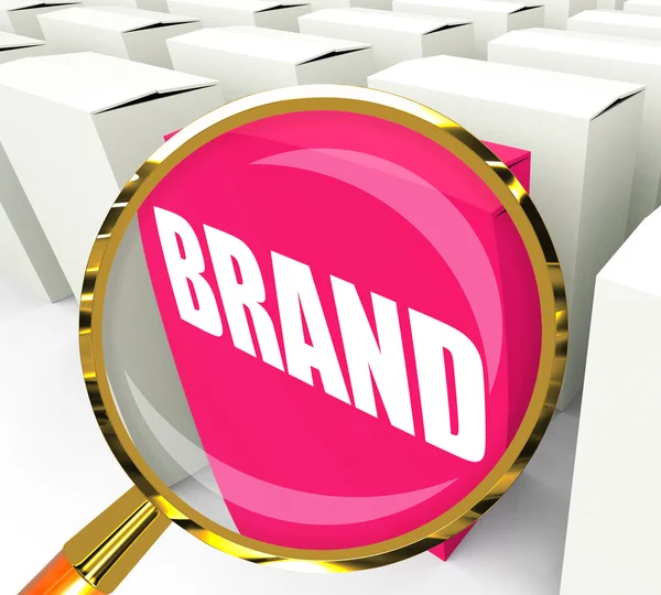 Brand Packet si riferisce al Branding Marketing e Etichette — Foto Stock