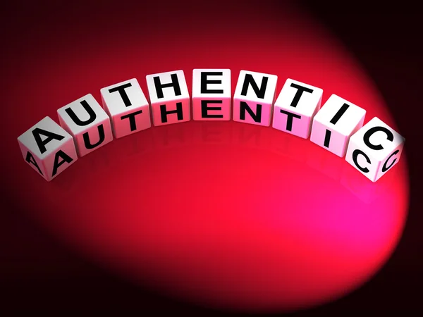Authentic Dice Show Authenticité certifiée et vérifiée — Photo